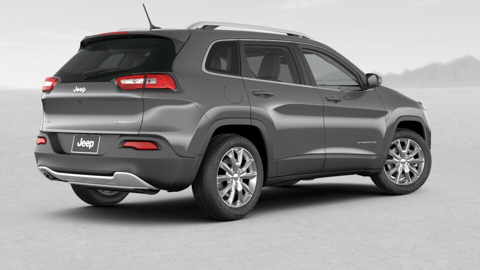 2017 Jeep Cherokee Limited 4x4 Rear Gray Exterior